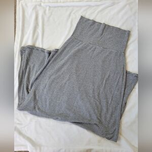 Lily Star navy blue & white striped maxi skirt S